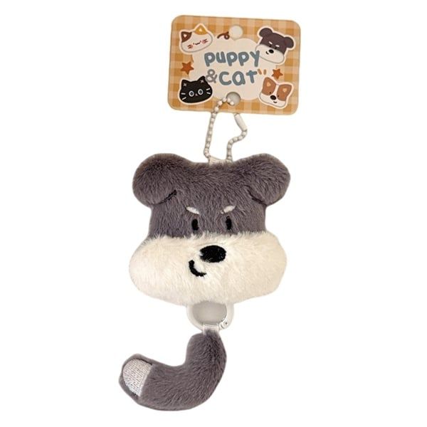  Móc khoá bông cún đuôi béo 