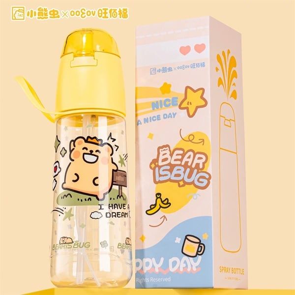  Bình nước phun sương Bear is Bug 750ml 