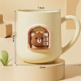  Cốc nhựa cửa sổ dễ thương 330ml 