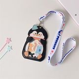  Dây đeo thẻ da Animal 