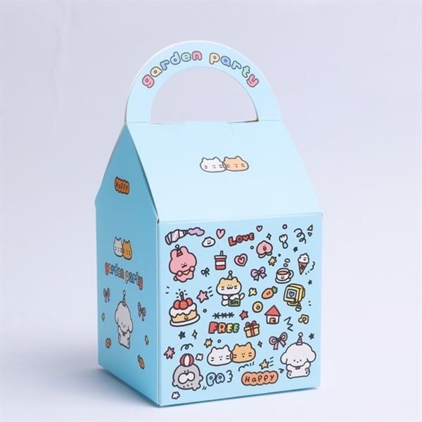  Hộp quà ngôi nhà vuông 8x8x16cm 