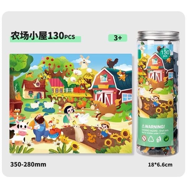  Xếp hình Puzzles lọ ống 