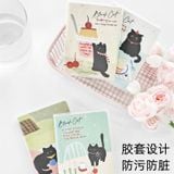  Sổ bọc da mèo bánh kem A7 7x10cm 