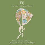  Khăn tam giác trùm đầu Hoa nhiều màu 2 