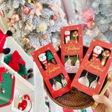  Set 2 thìa dĩa Giáng Sinh size to 