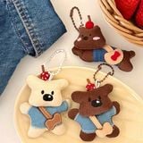  Móc khoá cún dẹt túi xương 