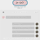  Túi tote cứng vuông kèm móc khoá 