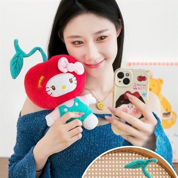  Hello Kitty bông mũ táo 