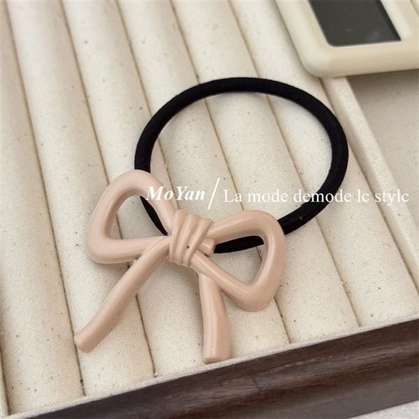  Chun buộc tóc nơ cứng 