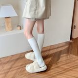  Tất YouJiaXiu cao cổ tới gối gân dọc 