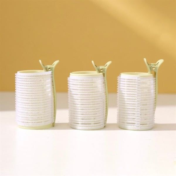  Set 3 lô quấn tóc kèm kẹp cún trắng UUYP 