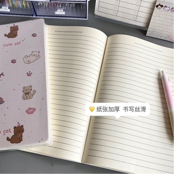  Sổ mèo bìa bọc nhám A5 