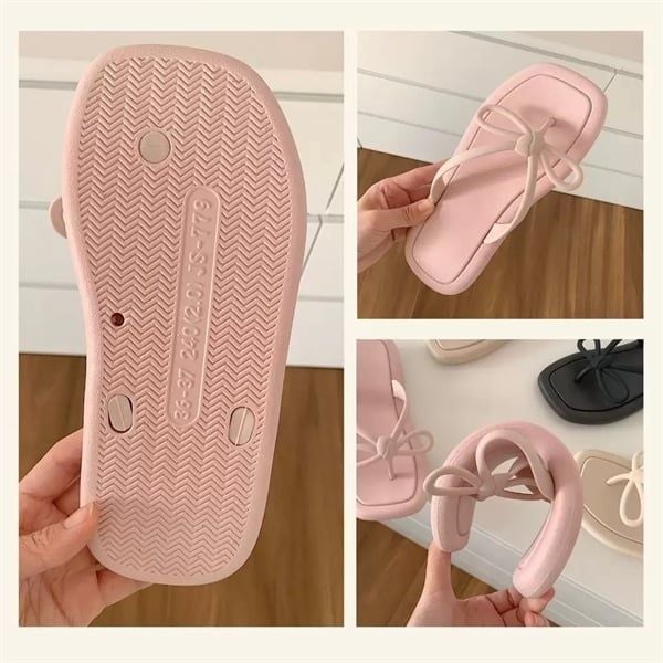  Dép xỏ ngón quai nơ 