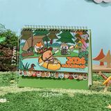  Lịch để bàn Capybara cắm trại 