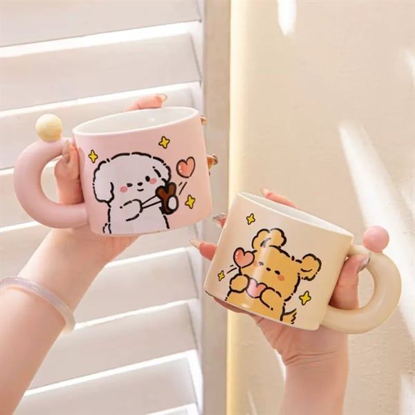  Cốc cún puppy love 380ml 