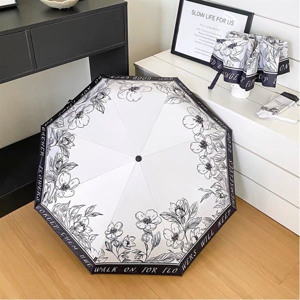  Ô tự động Hoa viền đen 