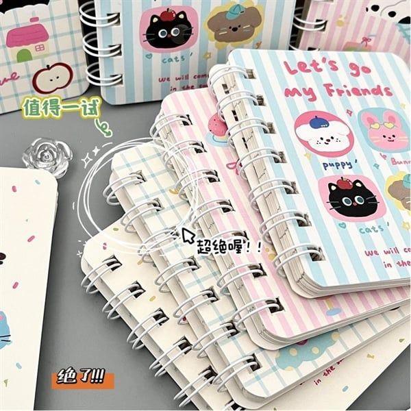  Sổ lò xo mini Pet A7 