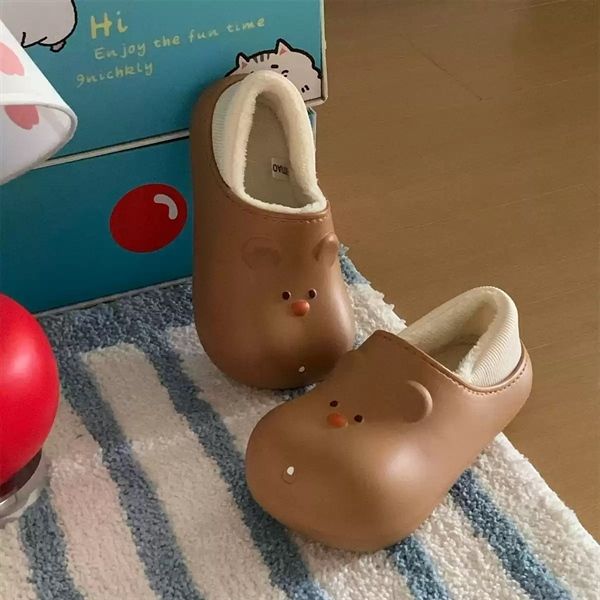  Dép lót lông gấu má béo 
