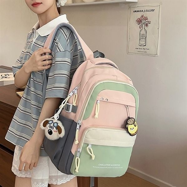  Balo móc khoá cún bánh 45x33x19cm 