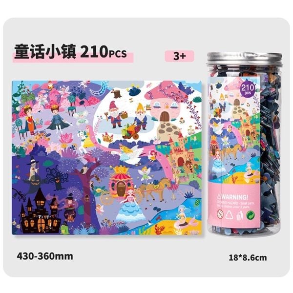  Xếp hình Puzzles lọ ống 