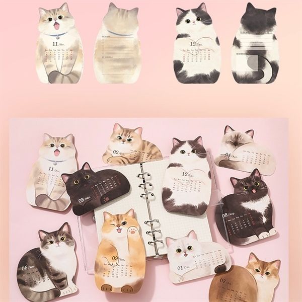  Lịch để bàn thú cưng đế gỗ 