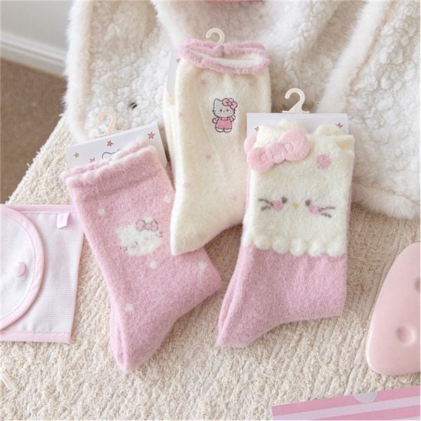  Tất Alice & Andy Hello Kitty bông 
