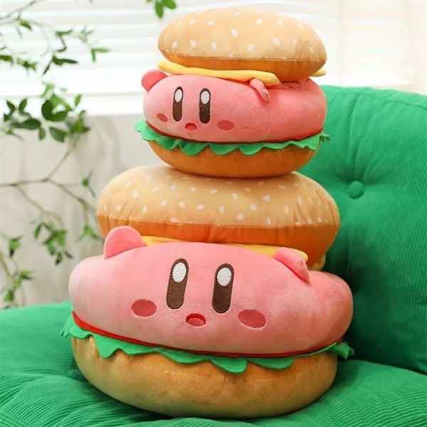  Kirby bông hamburger 25cm 