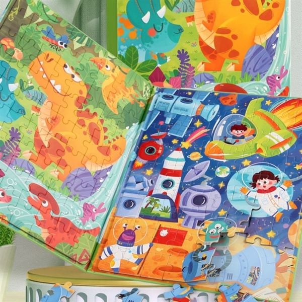  Xếp hình Puzzles Leveled 2in1 