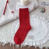  Tất Tom's family tone đỏ hình nổi nhí 