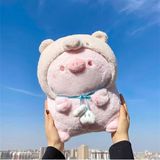  Heo bông mũ heo 35cm 