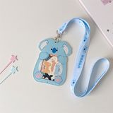  Dây đeo thẻ da Animal 