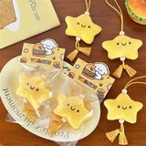  Móc khoá bông sao vàng chùm vải 