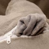  Gối kèm chăn husky má hồng 40cm 