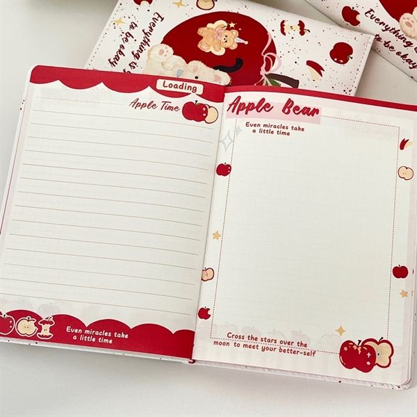  Sổ bọc da thú táo A5 96 trang 