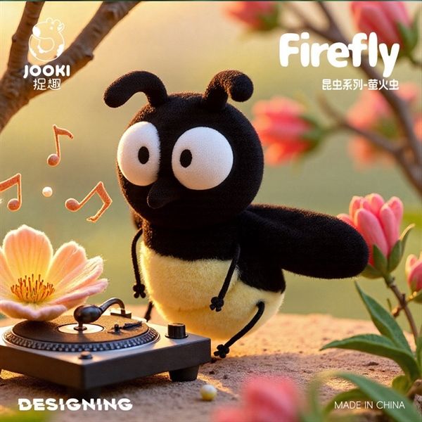  Thú bông côn trùng - Đom đóm 18cm 