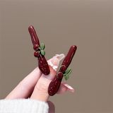  Kẹp tóc đỏ đun cherry 