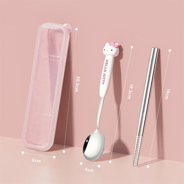  Set thìa đũa Sanrio kèm hộp 