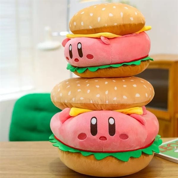  Kirby bông hamburger 25cm 