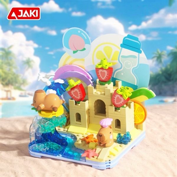  Xếp hình Jaki Capybara nghỉ dưỡng 