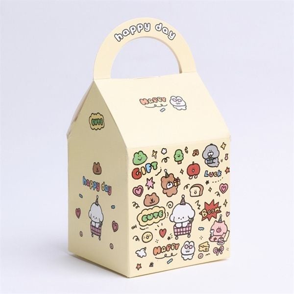  Hộp quà ngôi nhà vuông 8x8x16cm 