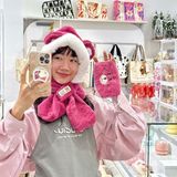  Mũ bông gấu + khẩu trang 