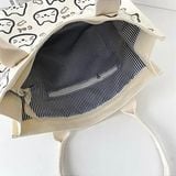  Túi tote cứng mèo nhí cá 32x13x32cm 