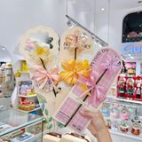  Set bìa kẹp hoa sứ mix nơ 