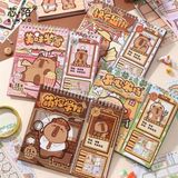  Sổ trò chơi Sticker 15 trang Capybara 