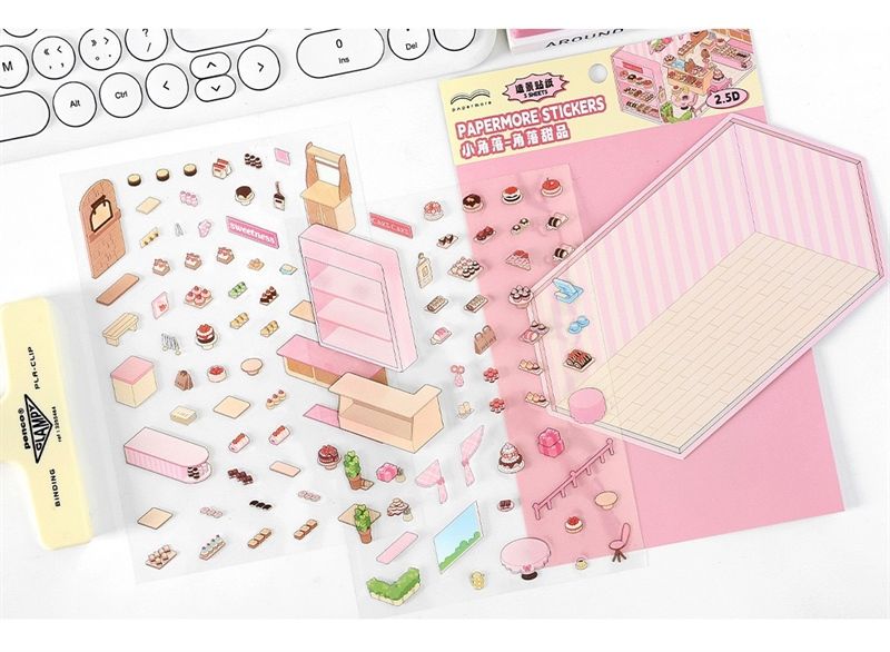  Sticker góc phòng PaperMore chữ nhật 