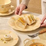  Set bát đĩa hoa vàng 