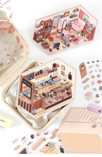  Sticker góc phòng PaperMore chữ nhật 