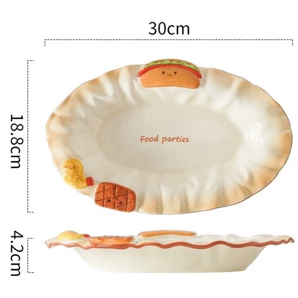  Set bát đĩa hình đồ ăn 