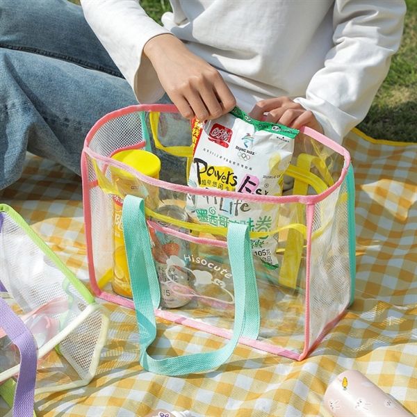  Túi chữ nhật chống nước gân màu 35x26x15cm 