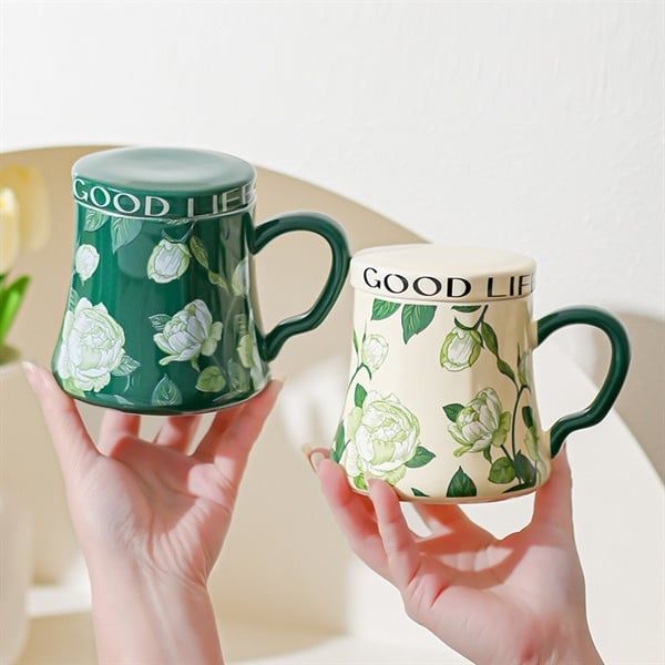  Cốc hoa vintage Good Life 